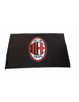 Bandiera Milan 100x140 cm nera